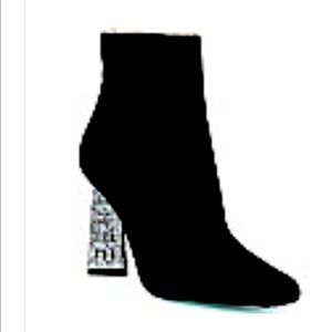 Brand new never worn suede booties